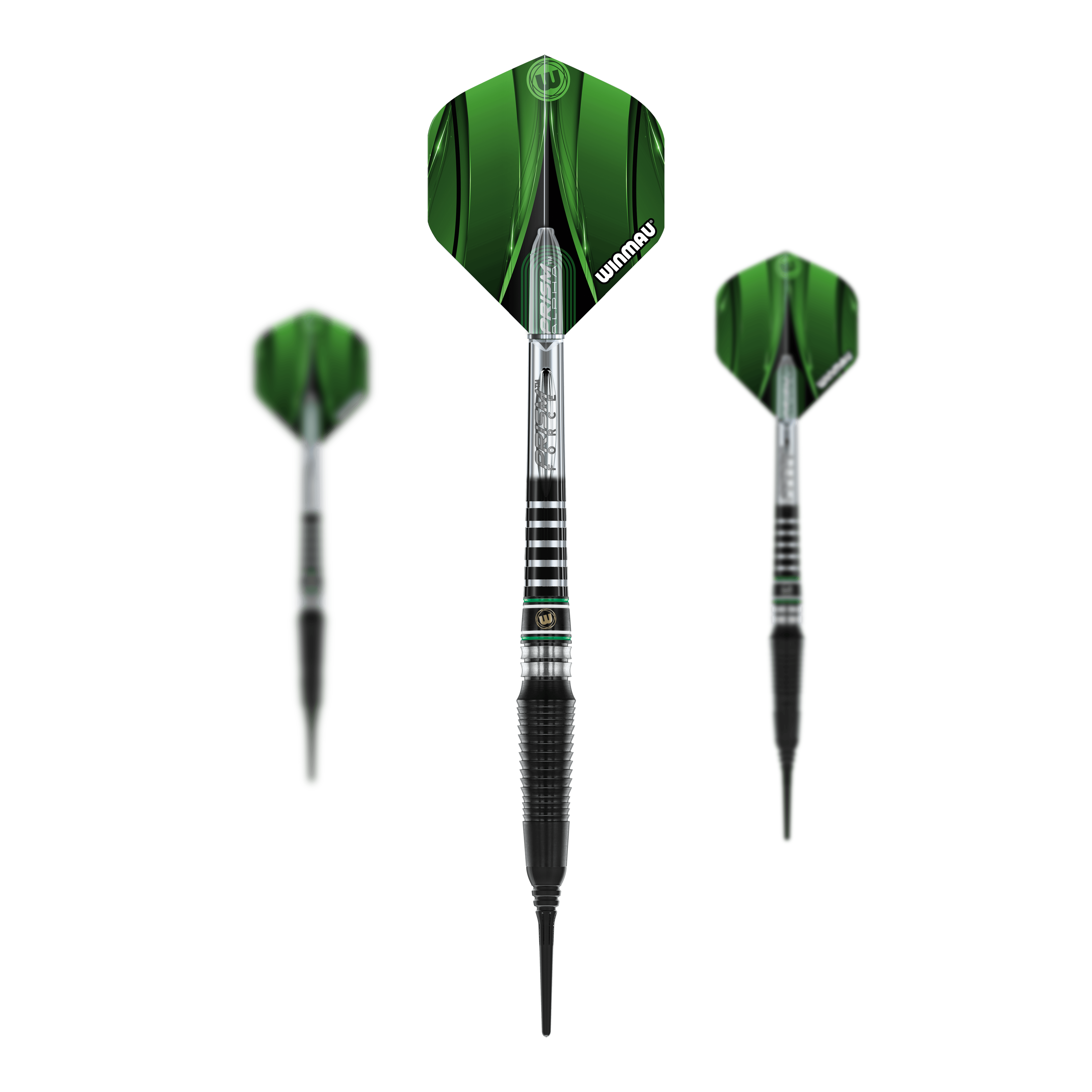 Fléchettes souples Winmau Sniper Black 2025 - 20 g