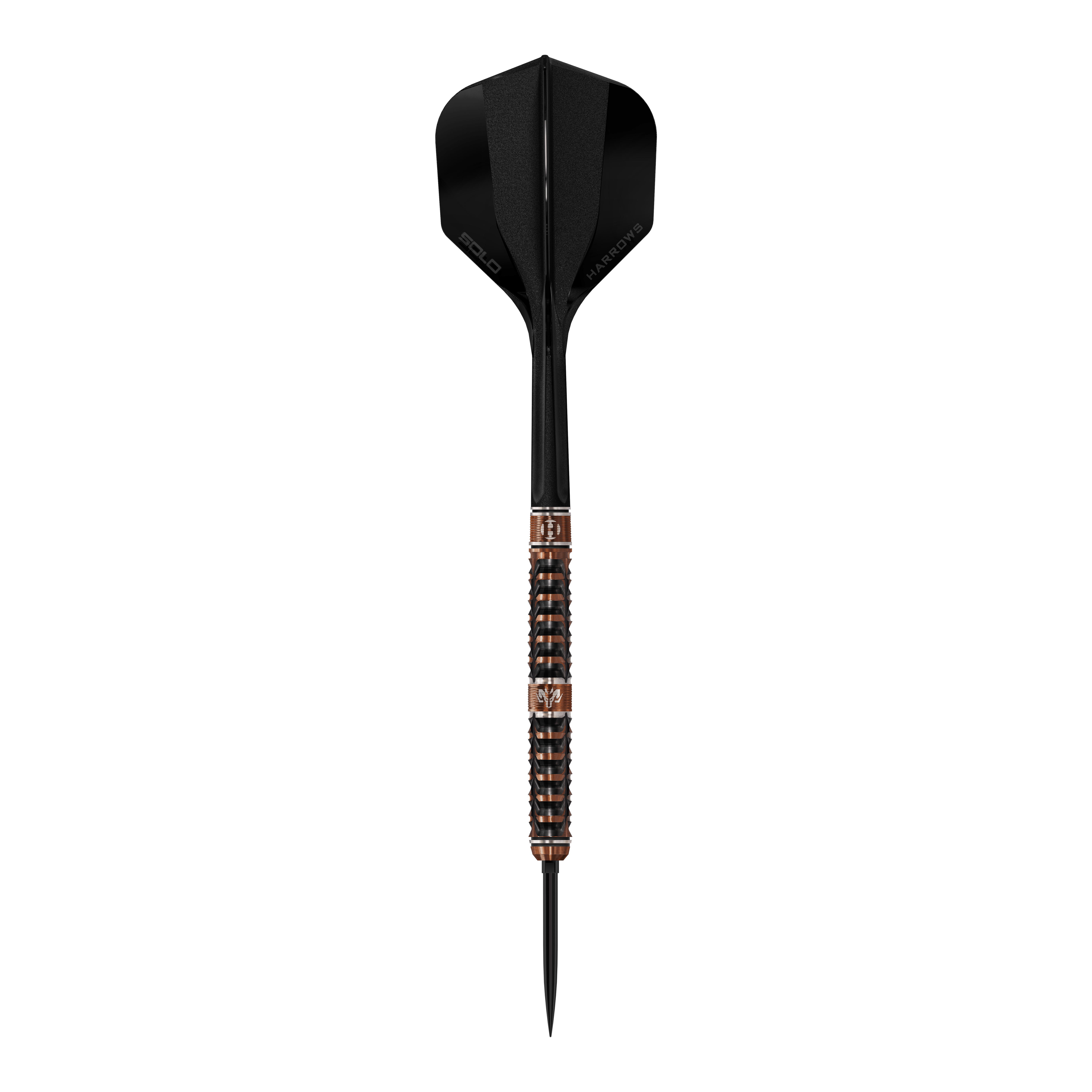 Fléchettes en acier Harrows Tungsten Trinity Quick Point Das Bild zeigt die Harrows Wolfram Trinity Quick Point Steeldarts aus einer anderen Perspektive. Diese Darts sind bekannt für ihre hohe Qualität.