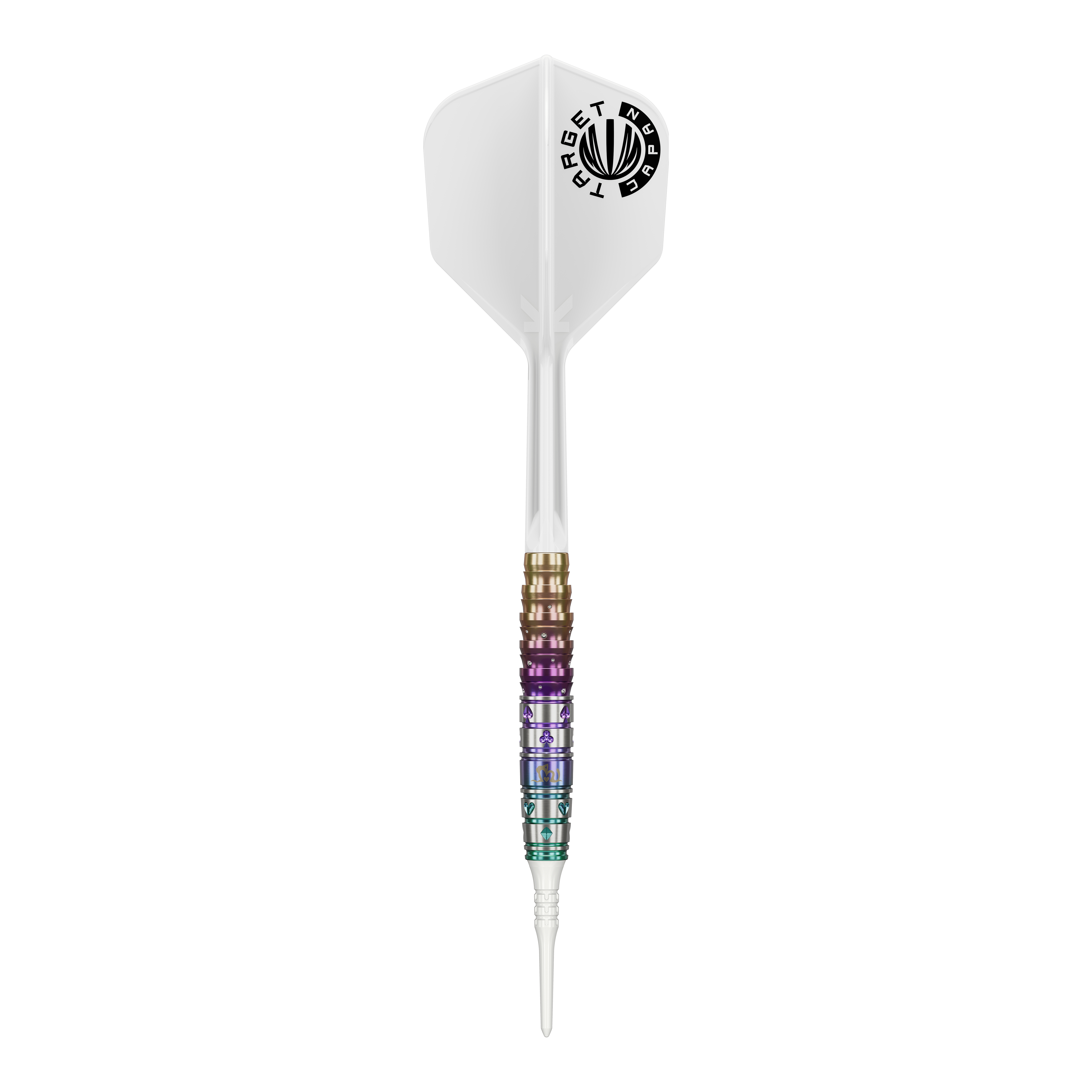 Die Abbildung zeigt die Target Japan Prime Series Mayuko Morita Mayo GEN7 Softdarts in 18g Ausführung. Das Produkt überzeugt durch präzise Verarbeitung und elegantes Design.