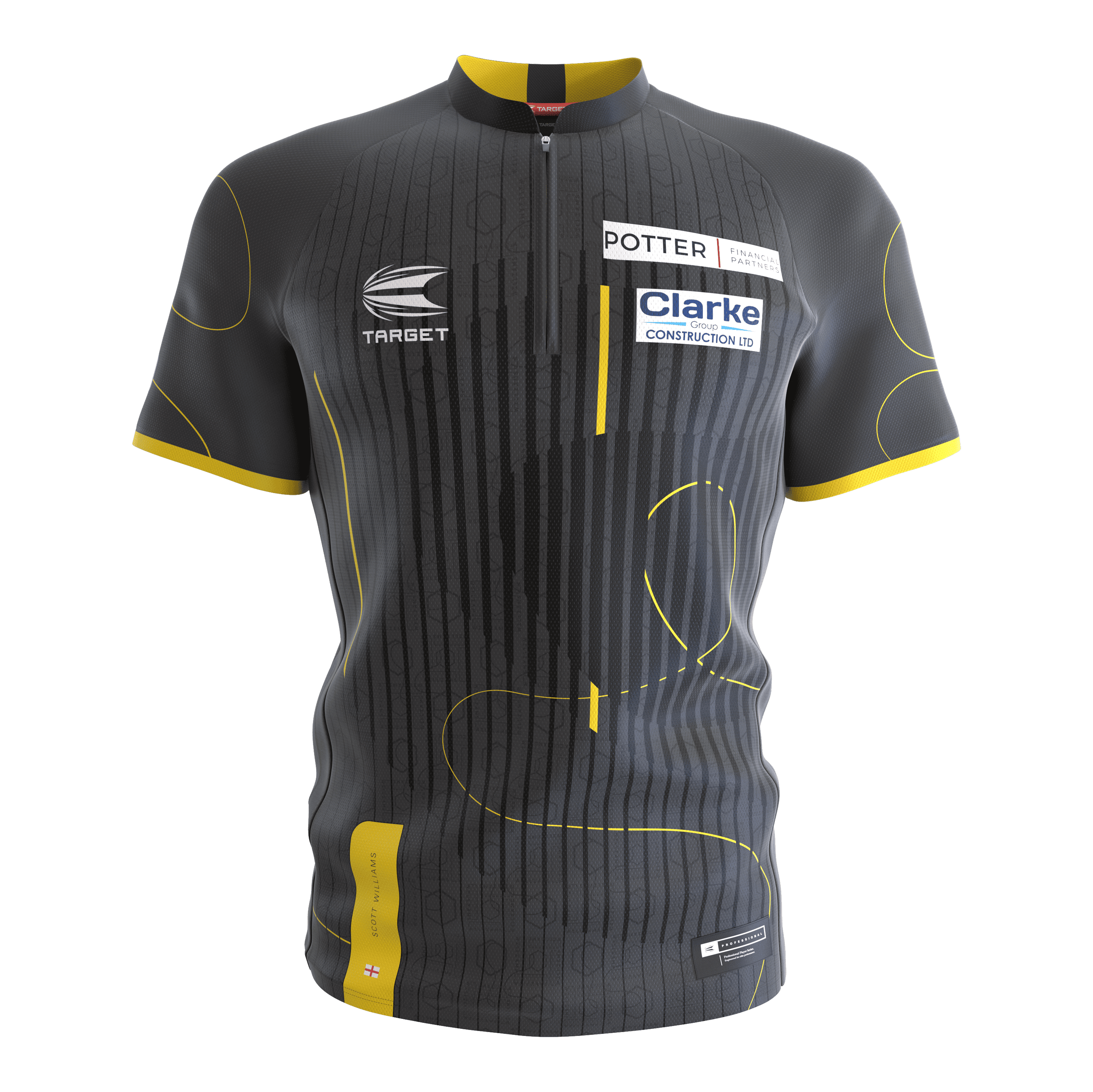 Chemise de fléchettes Scott Williams sans col Target Coolplay