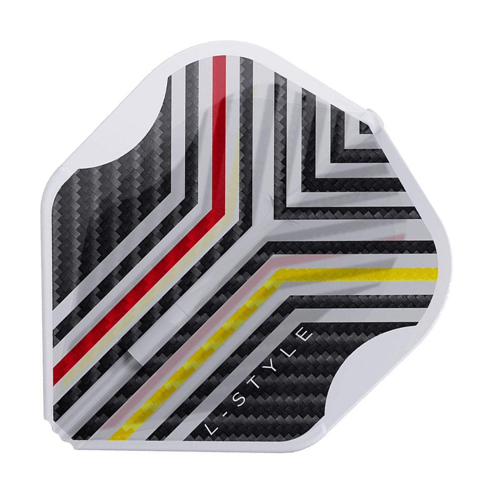 Vols L-Style Arno Merk V1 Blanc Transparent L1EZ Ein einzelner L-Style Arno Merk V1 Clear White L1EZ Flight wird detailliert präsentiert. Die Flächenwirkung kommt gut zur Geltung.