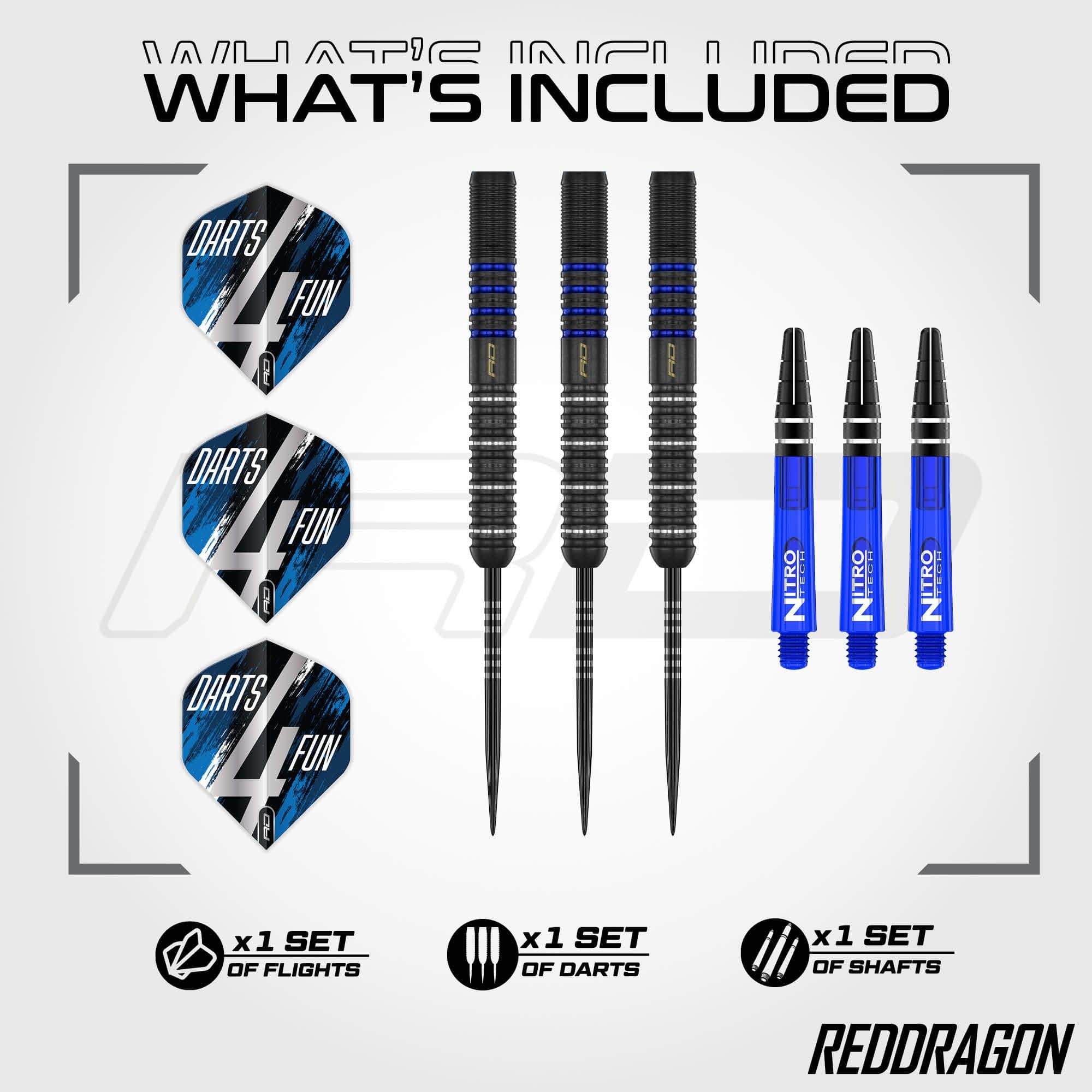 Fléchettes en acier Red Dragon David Williams V1 - 23 g Abgebildet sind Red Dragon David Williams V1 Steeldarts - 23g. Die Steeldarts zeichnen sich durch hochwertige Verarbeitung aus.