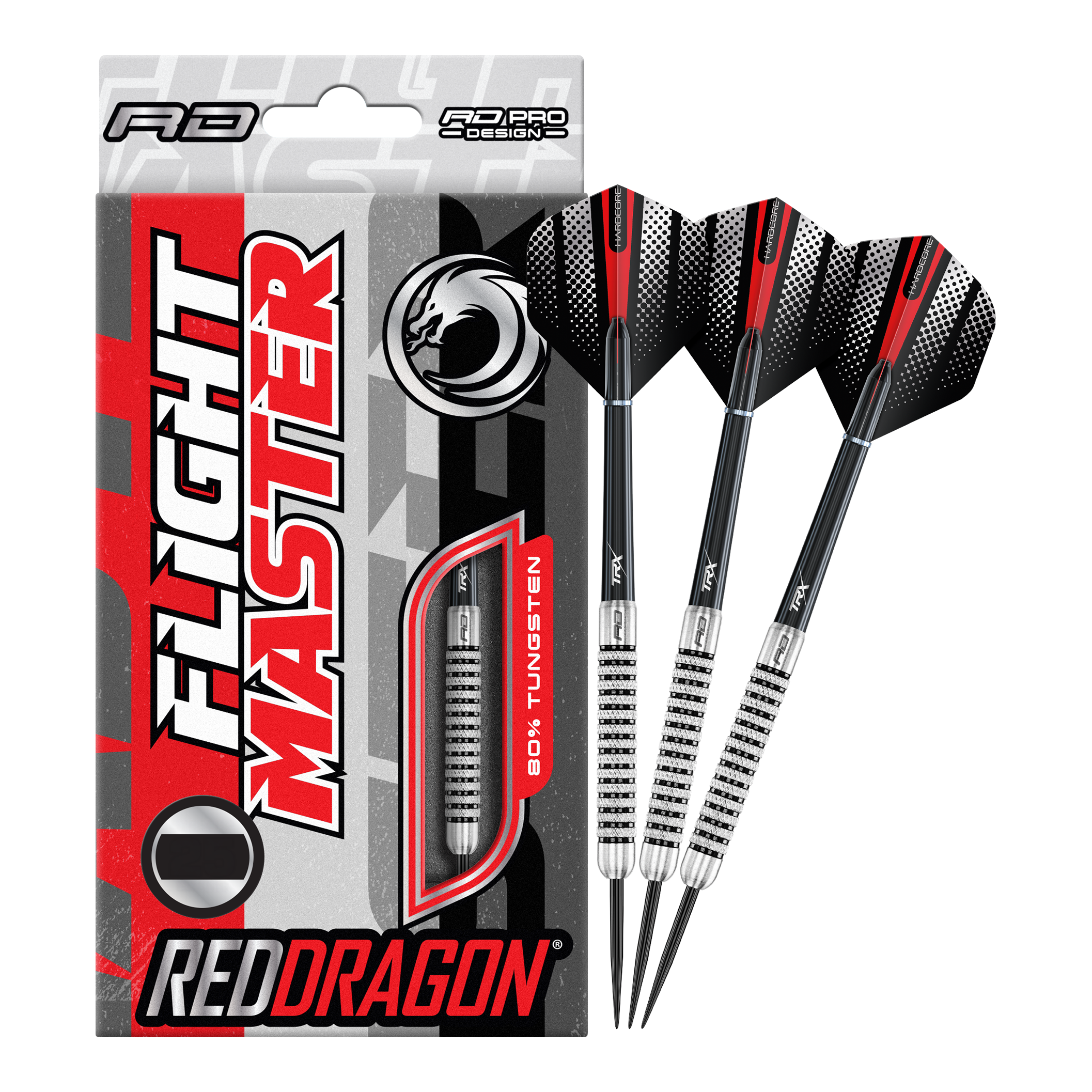 Fléchettes en acier Red Dragon Flightmaster Fury 2 - 25 g Zu sehen ist das Produkt Red Dragon Flightmaster Fury 2 Steeldarts mit einem Gewicht von 25g. Die Steeldarts sind optimal für ambitionierte Spieler geeignet.