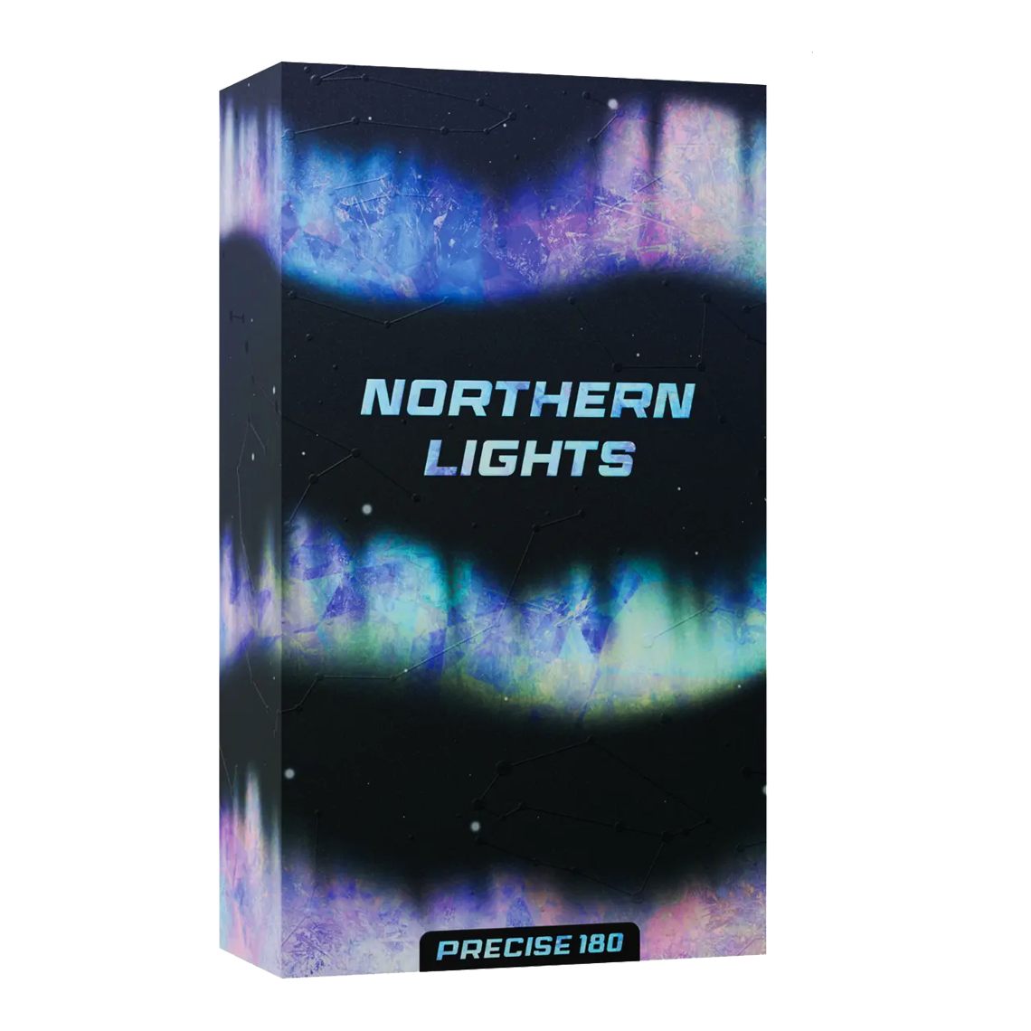 Fléchettes en acier Precise 180 Northern Lights Das Foto zeigt die Precise 180 Northern Lights Steeldarts. Der Artikel ist für enthusiastische Dartspieler geeignet.