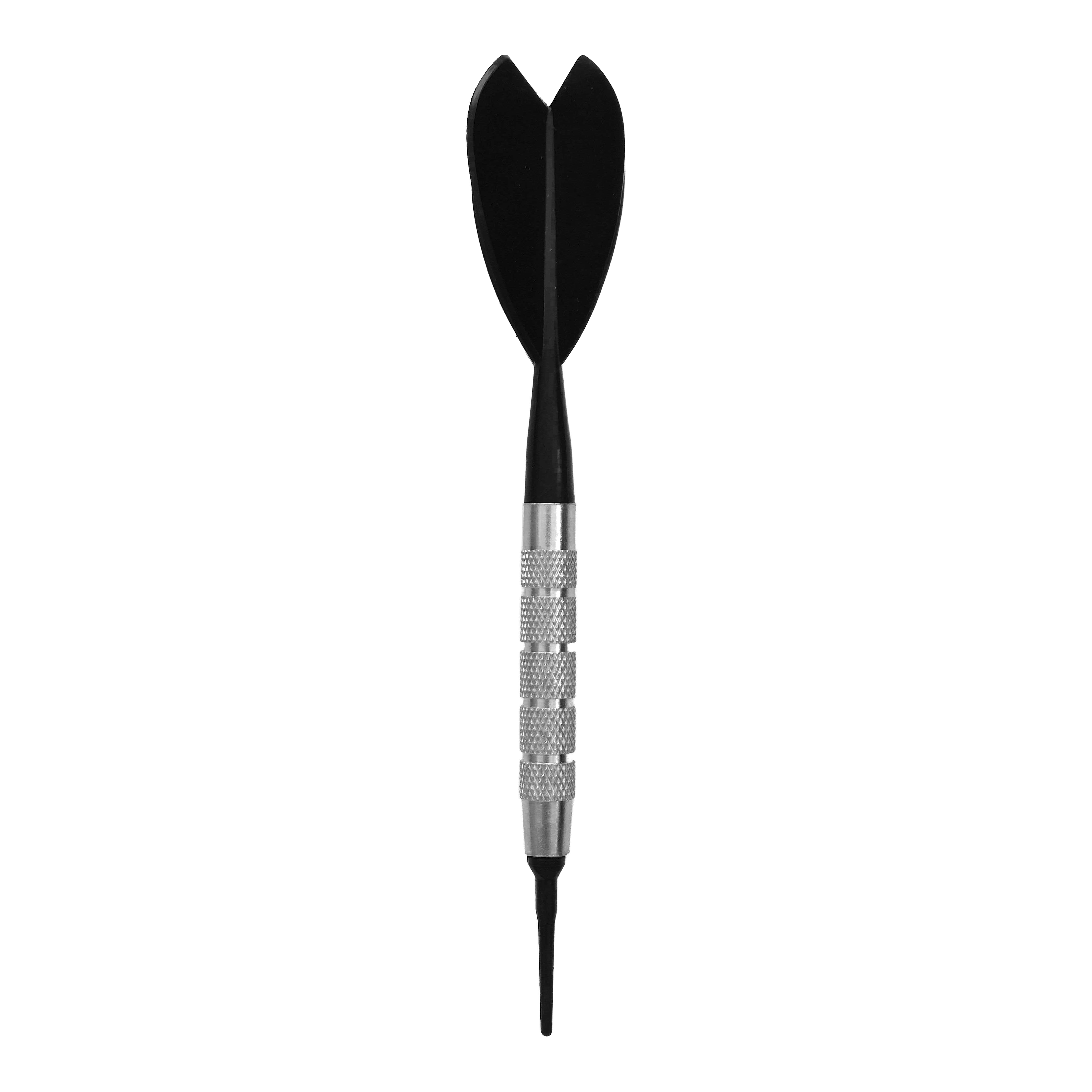 Fléchettes McDart en laiton argenté - Fléchettes souples - 18 g Zu sehen ist der McDart Silver Brass Bardarts - Softdarts - 18g. Die Darts sind silberfarben und speziell für Softdartspiele geeignet.