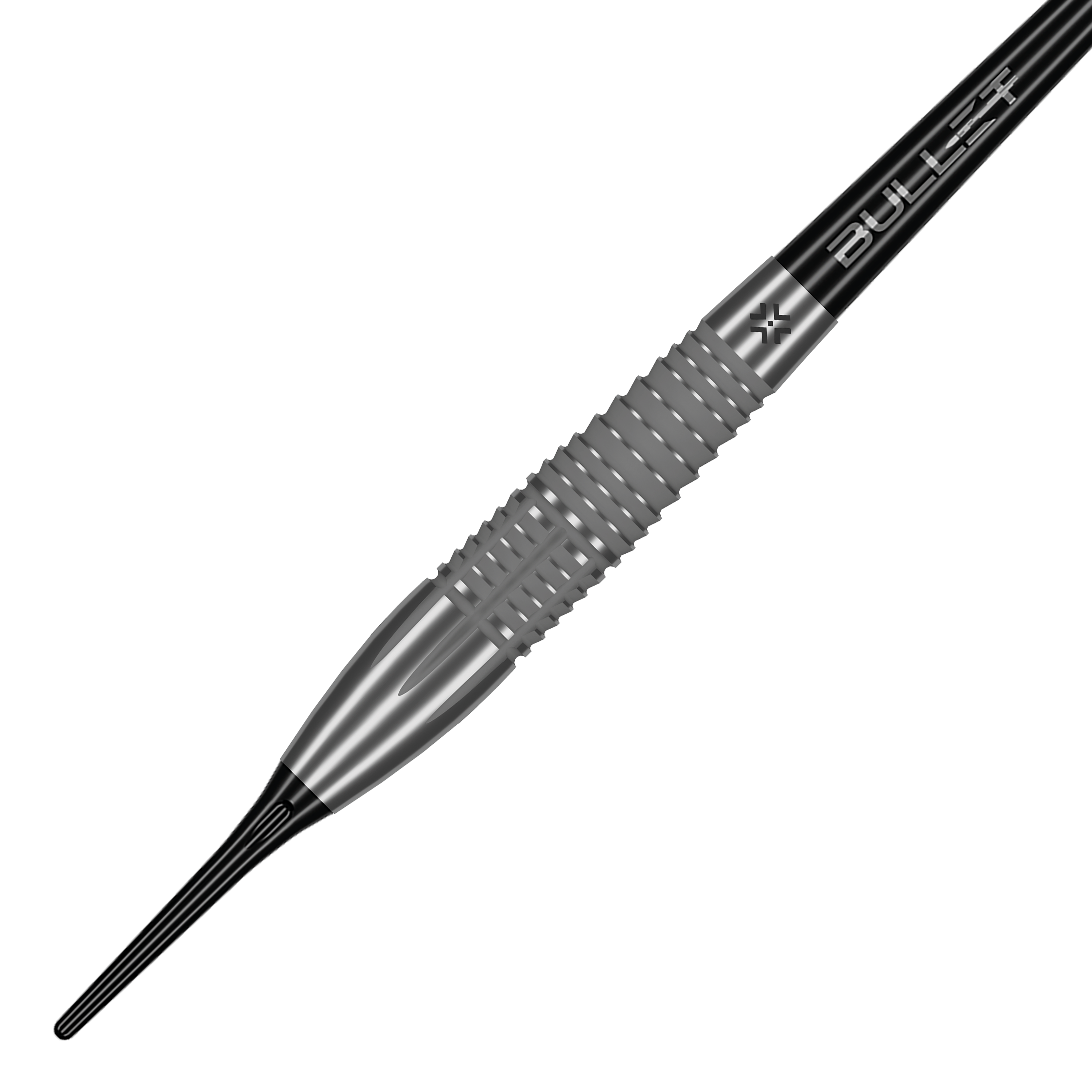 Fléchettes souples Bullet Monolith - 20 g Das Foto zeigt die Bullet Monolith 20g Soft Darts aus einer anderen Perspektive. Sie sind perfekt für Softdart-Anwendungen geeignet.
