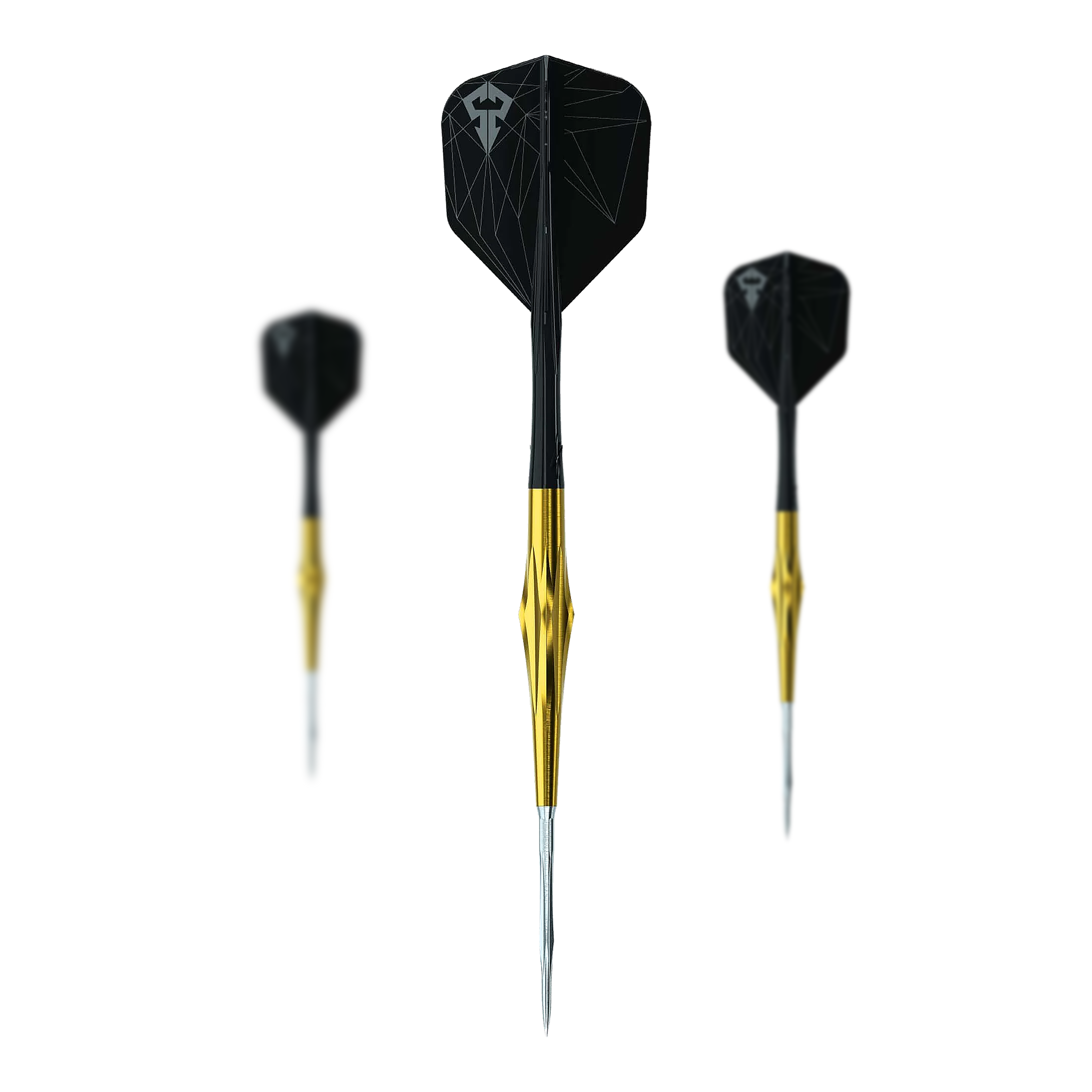 Fléchettes en acier Caliburn Starships Series Sunspear - 19 g Das Bild zeigt ein Set der Caliburn Starships Series Sunspear Steeldarts mit 19 Gramm. Das Set richtet sich an Dartspieler aller Erfahrungsstufen.