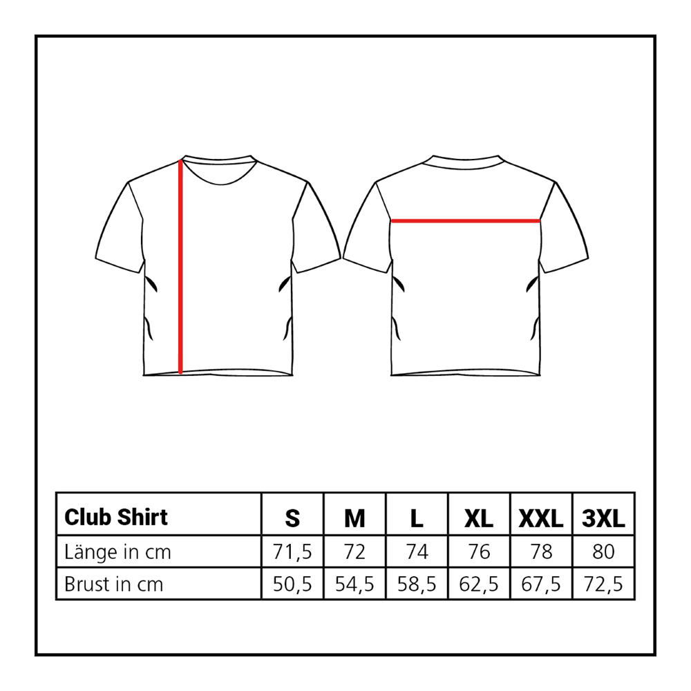 T-shirt Löwen Collection Club Hier ist das Löwen Kollektion Club T-Shirt zu sehen. Das klassische Design eignet sich perfekt für den Cluballtag.