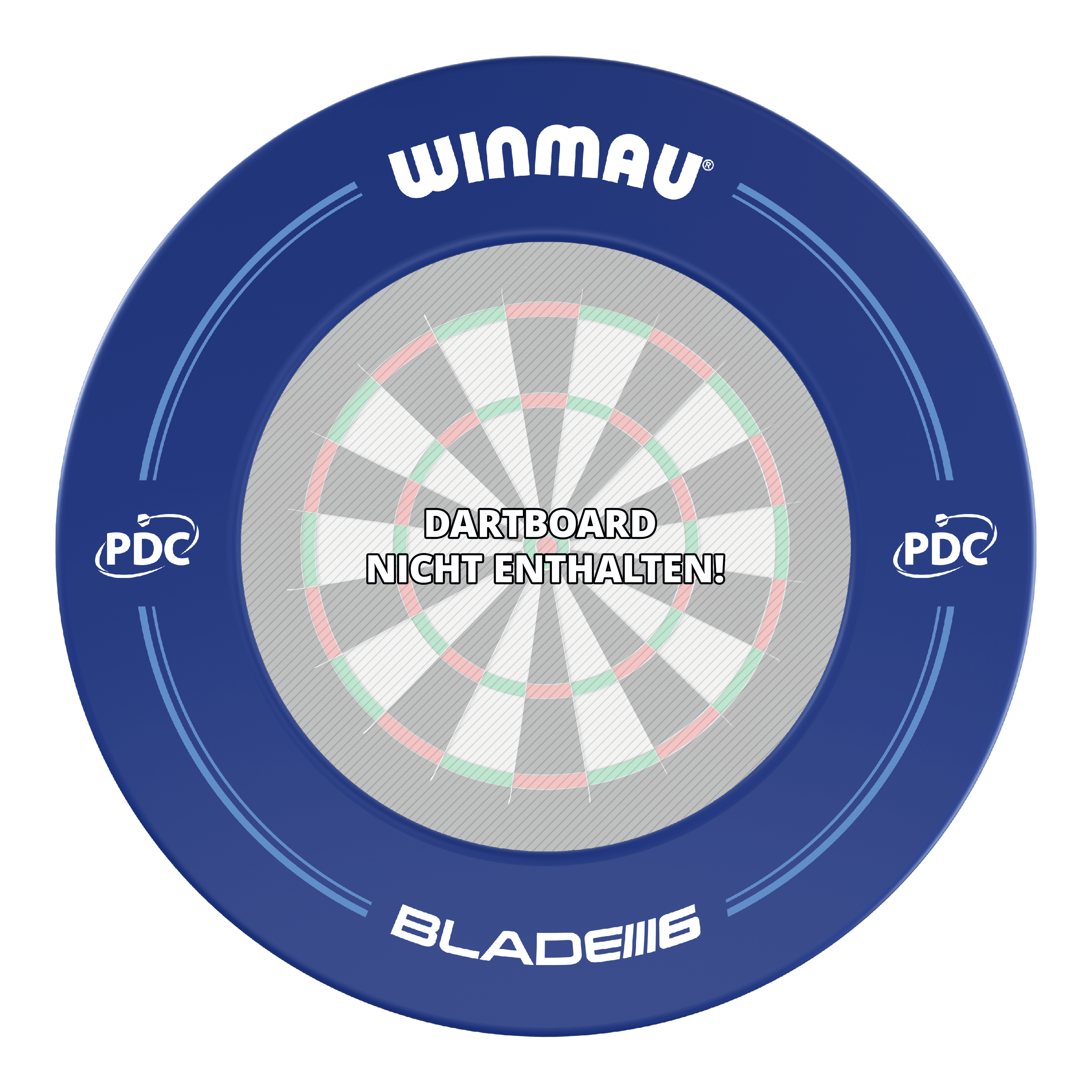 Winmau PDC Cible de fléchettes Surround – Bleu