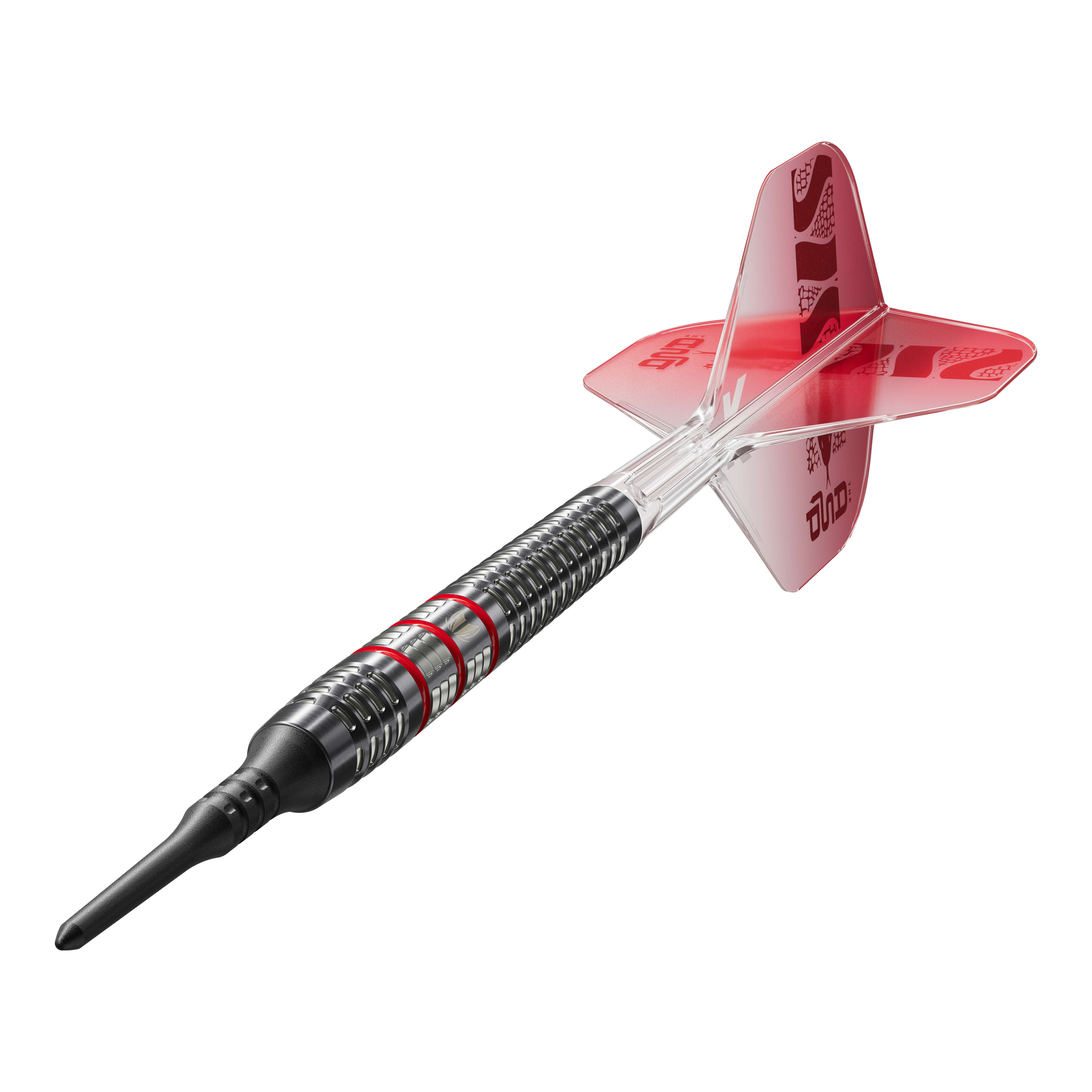Fléchettes souples Target Nathan Aspinall 95K - 18 g Das Bild zeigt die Target Nathan Aspinall 95K Softdarts mit einem Gewicht von 18g. Die Darts sind besonders für Fans und Spieler des bekannten Dartprofis Nathan Aspinall interessant.