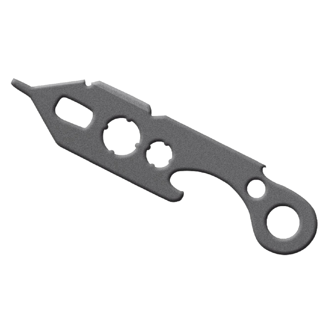 Dart Multitool Das Bild zeigt das Produkt "Dart Multitool". Es ist ein kompaktes, multifunktionales Werkzeug aus Metall.