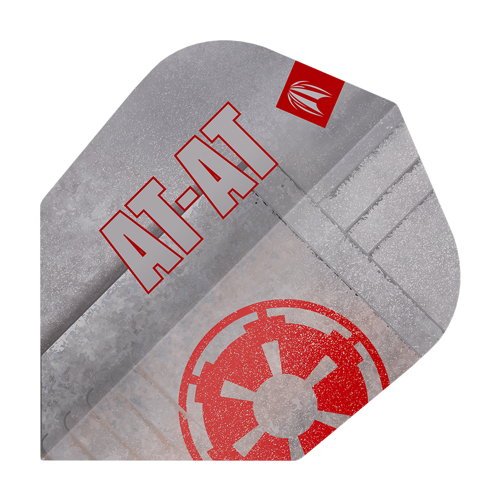 Cible Star Wars Pro Ultra AT-AT No6 Vols Dies ist ein Target Star Wars Pro Ultra AT-AT No6 Flights Produkt. Es sind spezielle Dart-Flights mit AT-AT Design von Star Wars.