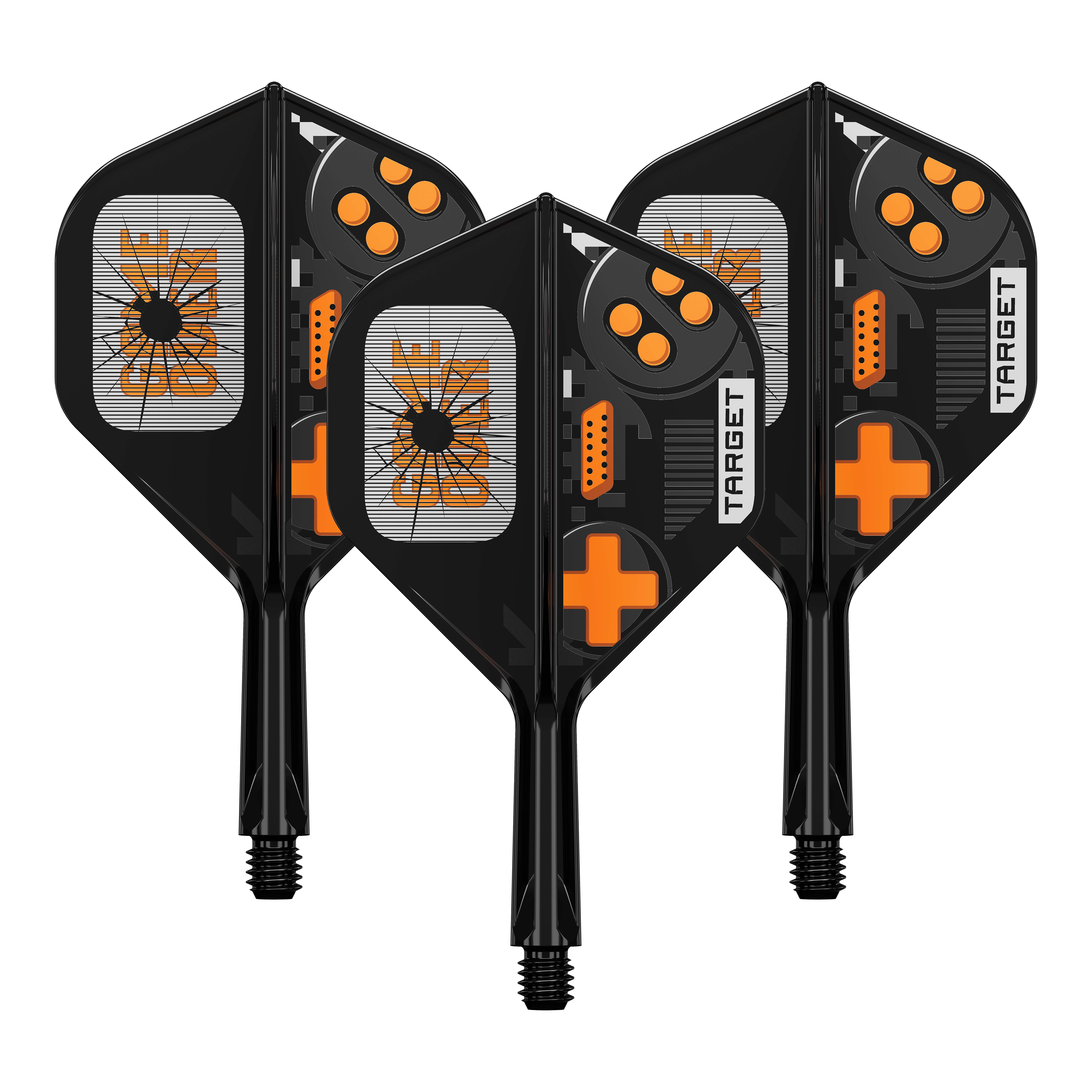 Vols standard Target K-Flex Game Over No2 Target K-Flex GameOver No2 Standard Flights, 19 mm im Set. Die Abbildung zeigt die Flights in einer Verpackungseinheit.