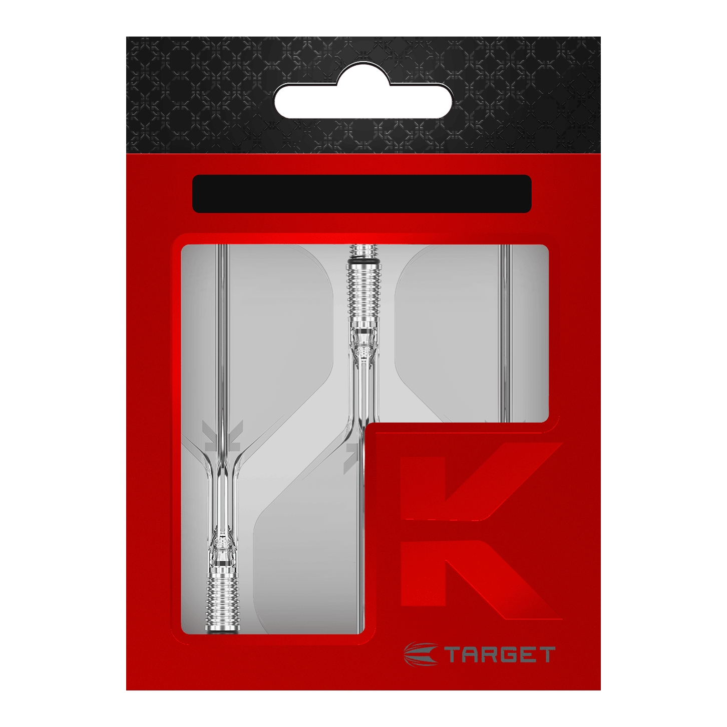 Volets standard Target K-Shift n° 2 - Transparent Das Bild zeigt die Target K-Shift No2 Standard Flights in klarer Ausführung. Sie sind speziell für den Einsatz an Dartpfeilen konzipiert.