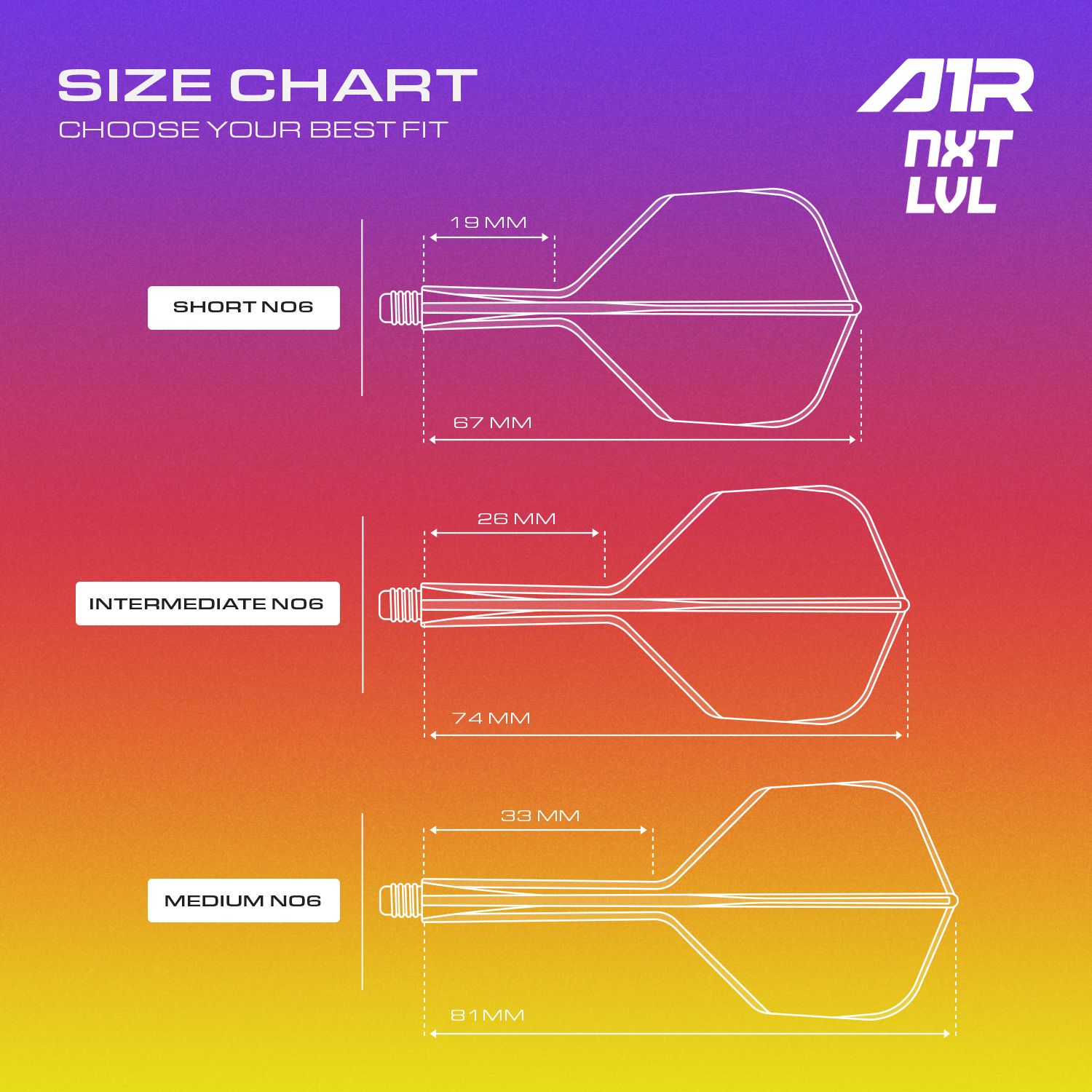 Auf dem Bild befindet sich das GOAT A1R No6 Flight-Shaft-System in Neon Gelb. Es ist ein Bestandteil für Dartpfeile.