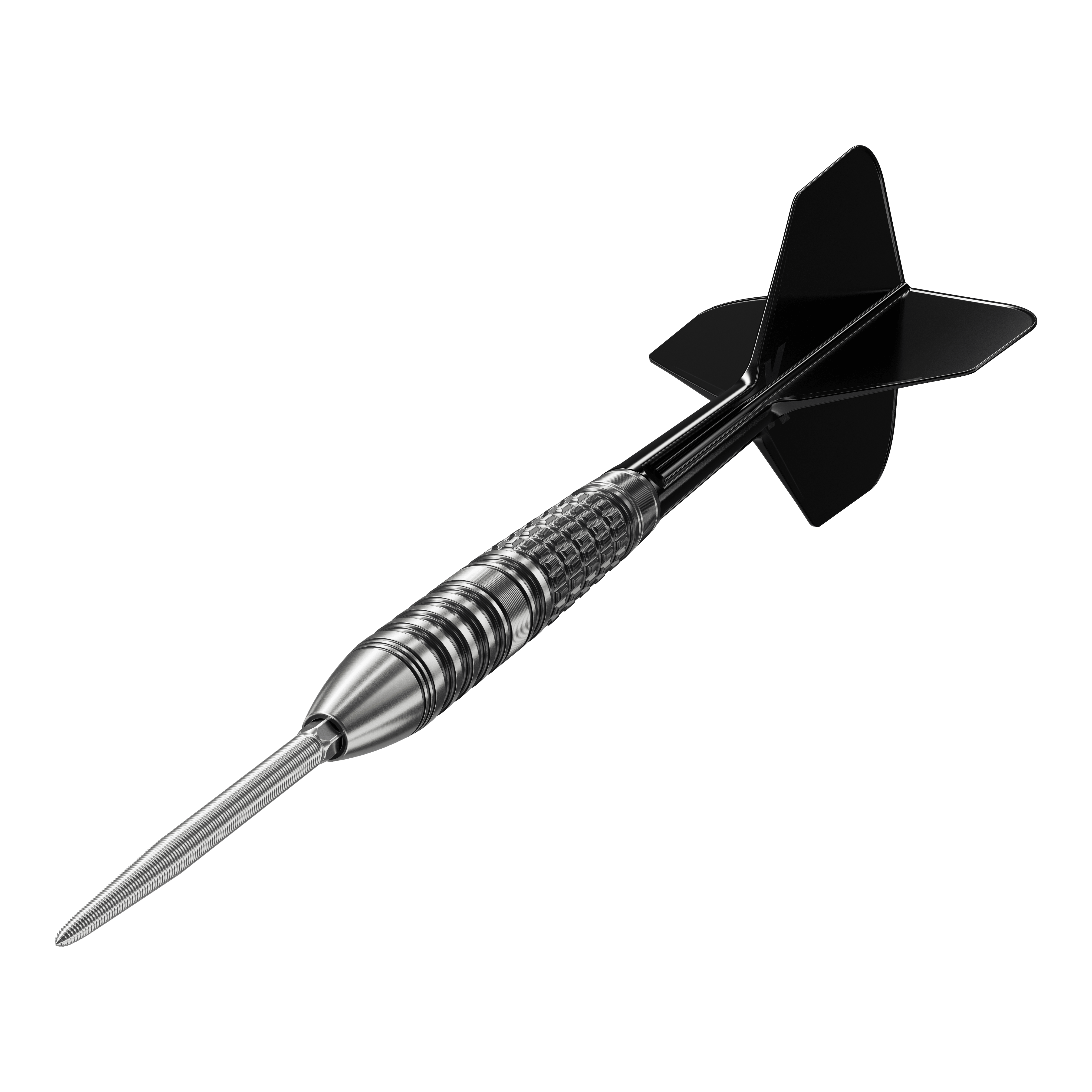 Fléchettes en acier Target Japan Black Marque Lumiere GEN3 Das Bild zeigt den Target Japan Black Marque Lumiere GEN3 Steeldart. Der Dartpfeil ist schwarz-silber und hat ein modernes, hochwertiges Design.