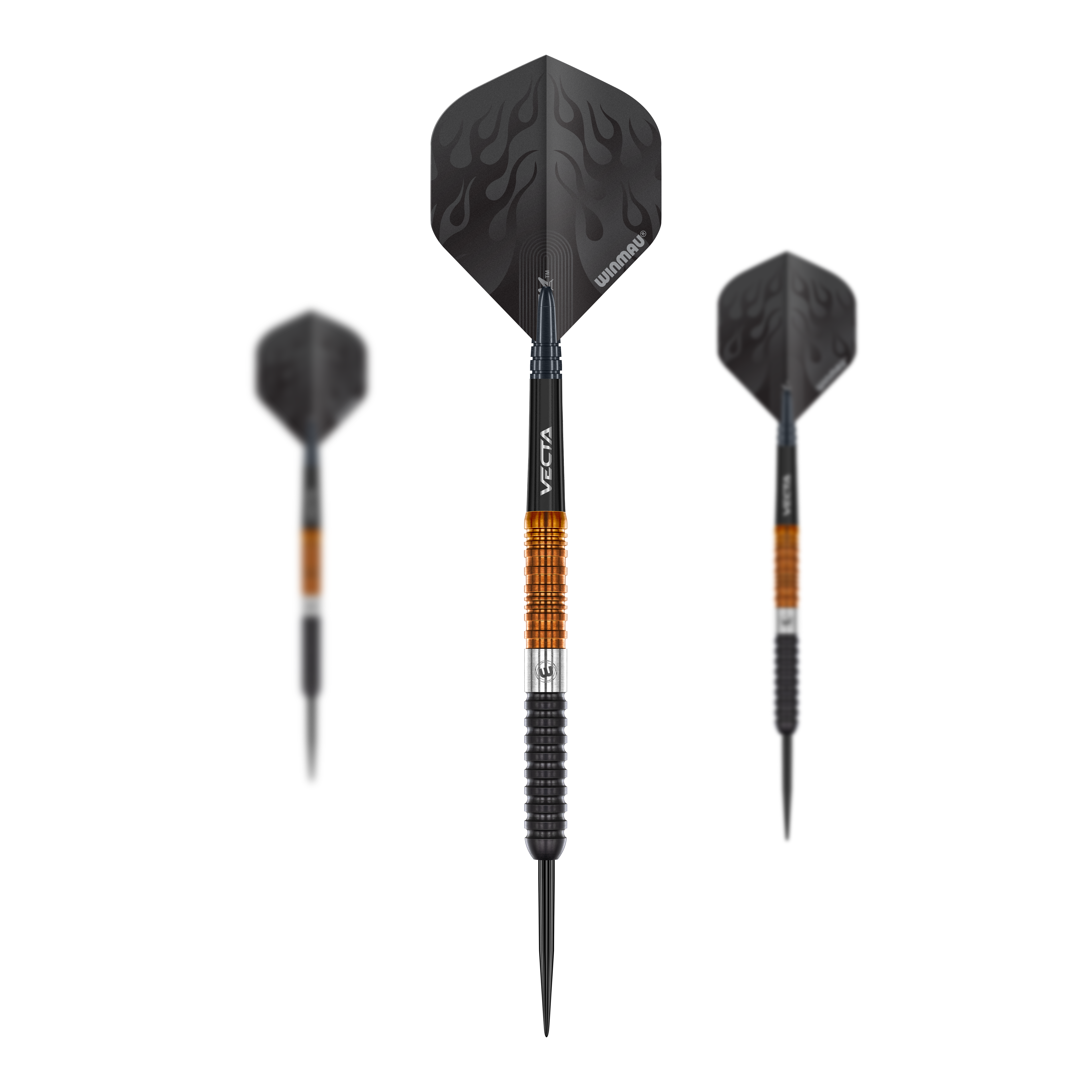 Fléchettes en acier Winmau Team 360 Ben Townley - 23 g Das Bild zeigt ein Set der Winmau Team 360 Ben Townley Steeldarts - 23g. Diese Darts eignen sich perfekt für Turnierspieler.