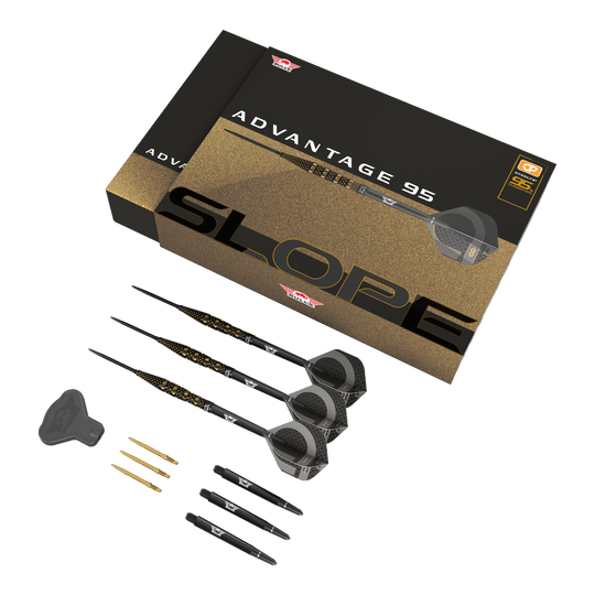 Fléchettes en acier Bulls NL Advantage 95 Slope Convertible Point