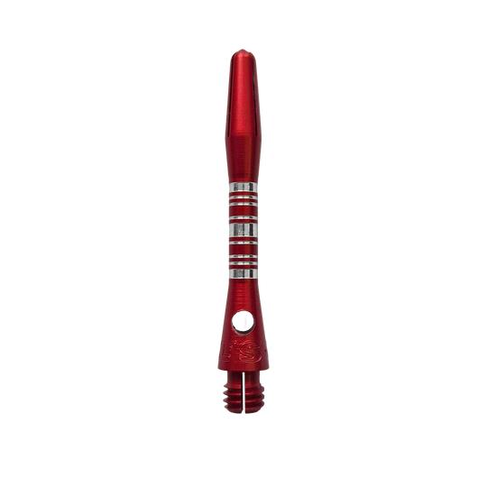 Tiges en aluminium Bulls NL Supra - Rouge - 34 mm Bulls NL Supra Aluminium Shafts in Rot mit einer Länge von 34 mm. Das Produkt ist ein hochwertiger Aluminiumschaft für Dartpfeile.