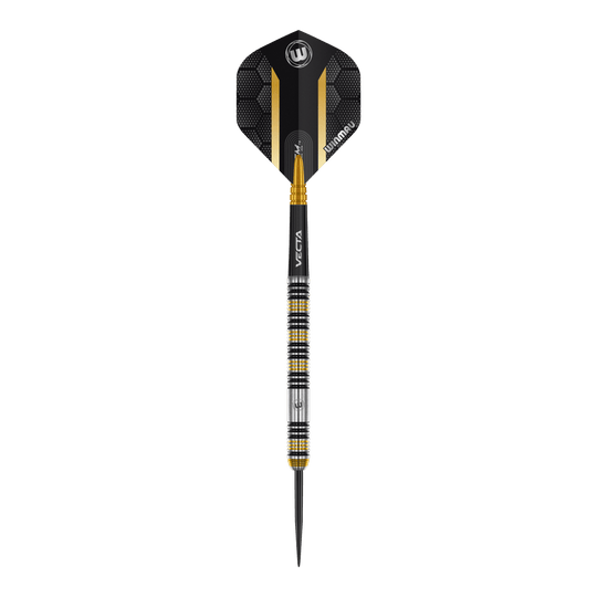 Winmau Team 360 Nicholai Bado Steeldarts - 23g Abgebildet sind die Winmau Team 360 Nicholai Bado Steeldarts mit einem Gewicht von 23g. Die Steeldarts sind ideal für professionelle Dartspieler.