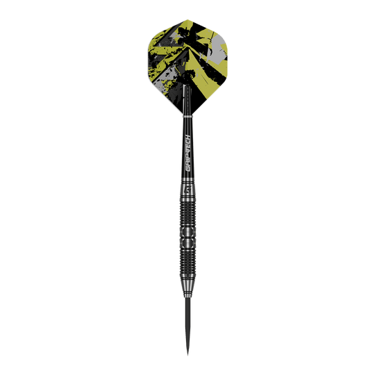 Haltère GOAT Fléchettes en acier Das Produkt GOAT Dumbbell Steeldarts ist auf diesem Bild abgebildet. Diese Steeldarts sind hochwertig verarbeitet.