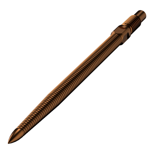Pointes de fléchettes convertibles Bulls NL - Micro Grip - Bronze Abgebildet ist eine einzelne Dartspitze mit MicroGrip in Bronze. Die Länge der Spitze beträgt 32mm.