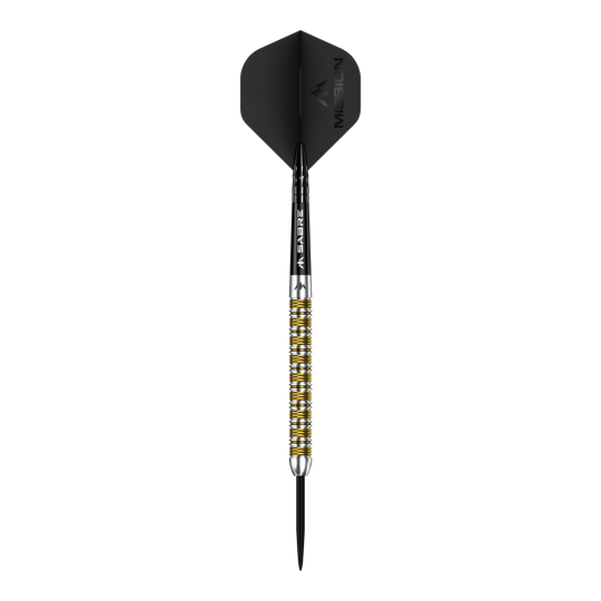 Mission Kinsuji Steeldarts Das Foto zeigt die Mission Kinsuji Steeldarts. Die Steeldarts werden aus einer anderen Perspektive präsentiert.
