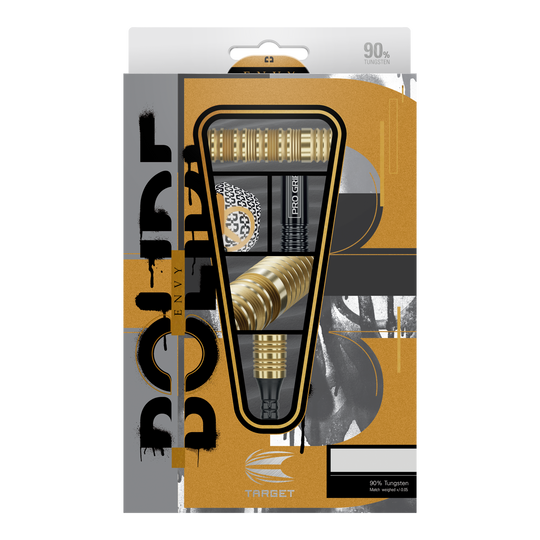 Target Bolide Envy 10 fléchettes souples Hier wird das Produkt Target Bolide Envy 10 Softdarts präsentiert. Perfekt geeignet für ambitionierte Dartspieler.
