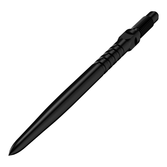 Pointes de fléchettes convertibles Bulls NL - Grip annelé - Noires Hier sieht man einen Satz von schwarzen Dartspitzen mit Rillen. Es handelt sich um BullsNL Convertible Points mit Ringed Grip, 32mm.