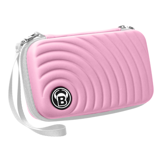 Étui à fléchettes Bulls Orbis XL - Rose Das Bild zeigt das Produkt Bulls Orbis XL Dartcase in Pink. Die Darttasche ist speziell für die sichere Aufbewahrung von Darts geeignet.