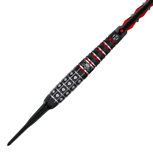 Fléchettes souples Ryan Searle Series 3 de Harrow Abgebildet ist ein weiterer Blick auf die Harrows Ryan Searle Series 3 Softdarts. Diese Darts sind ideal für Softdart-Fans.