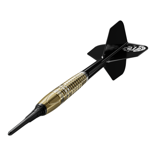 Fléchettes souples Target Japan Prime Series Harith Lim HotShot GEN3 - 18 g Auf dem Bild sind die Target Japan Prime Series Harith Lim HotShot GEN3 Softdarts - 18g. Sie sind für professionelle Spieler entwickelt worden.
