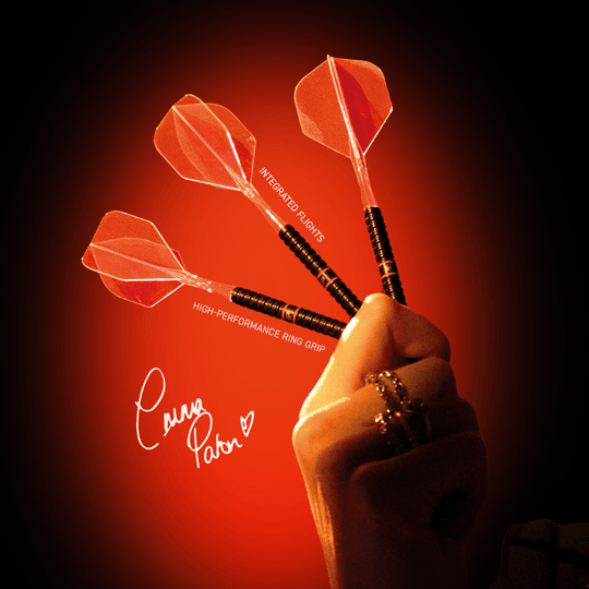 Fléchettes en acier Winmau Emma Paton Edit - 23 g Zu sehen ist der Winmau Emma Paton Edit Steeldarts - 23 g. Diese Steeldarts sind für exaktes Dartspiel konzipiert.