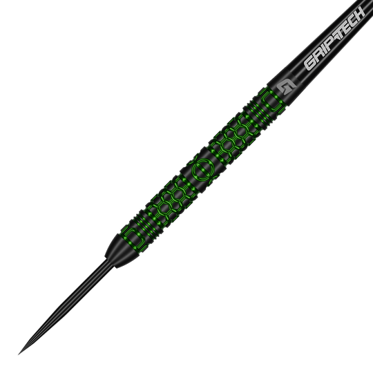 Hier sind die GOAT Kick-Off Steeldarts abgebildet. Die Darts haben ein modernes Design und eignen sich ideal für Einsteiger.