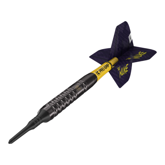 Fléchettes souples Target Luke Littler GEN1 - 19 g Dieses Bild zeigt ein Softdart-Produkt. Der Dateiname lautet '210324_Target_Luke_Littler_GEN1_Softdarts_4_(1)'.