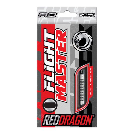 Fléchettes en acier Red Dragon Flightmaster Fury 2 - 25 g Abgebildet ist Red Dragon Flightmaster Fury 2 Steeldarts - 25g. Der Dart besticht durch sein modernes Design und seine robuste Verarbeitung.