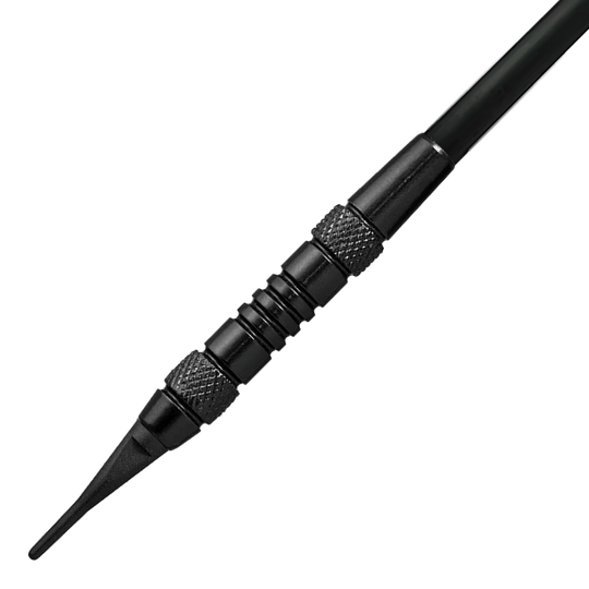 Fléchettes en laiton noir Bulls NL Thriller - 18 g Zu sehen sind Bulls NL Thriller Black Brass Softdarts mit einem Gewicht von 18 Gramm. Die Darts eignen sich besonders für ambitionierte Softdartspieler.