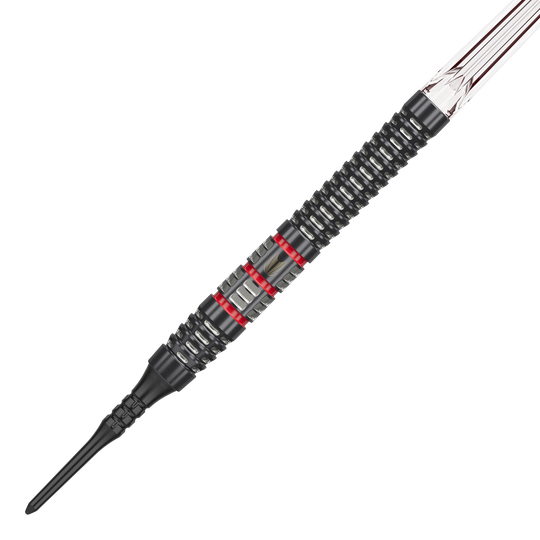 Fléchettes souples Target Nathan Aspinall 95K - 18 g Hier ist der Target Nathan Aspinall 95K Softdarts - 18g zu sehen. Ideal für präzises und effektives Dartspiel.