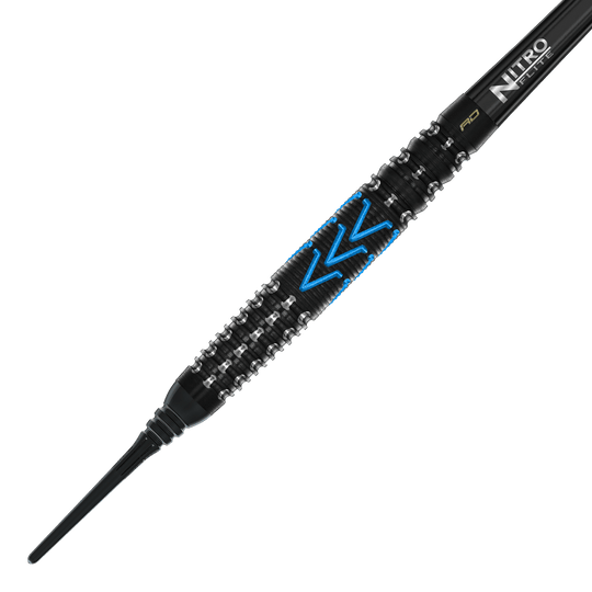 Fléchettes souples Red Dragon Amp Torpedo - 22 g Das Bild zeigt die Red Dragon Amp Torpedo Softdarts mit einem Gewicht von 22g. Der Dart hat ein modernes Design und eignet sich für das Softdartspiel.