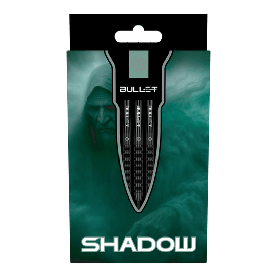 fléchettes en acier Bullet Shadow Auf dem Bild sieht man Bullet Shadow Steeldarts. Diese Steeldarts sind professionell gestaltet und eignen sich für das Steeldartspiel.