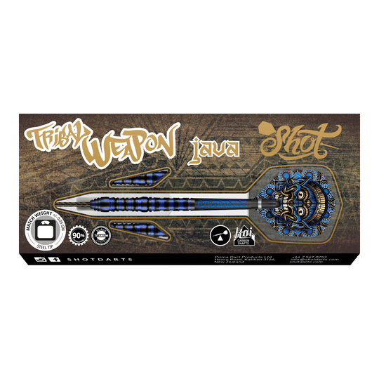 Shot d&#39;arme tribale Java Steeldarts