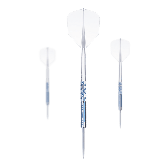 Fléchettes en acier Caliburn Starships Series Demeter - 23 g Dieses Bild präsentiert das Set Caliburn Starships Series Demeter Steeldarts mit einem Gewicht von 23g. Perfekt für Dartfans und Sammler.
