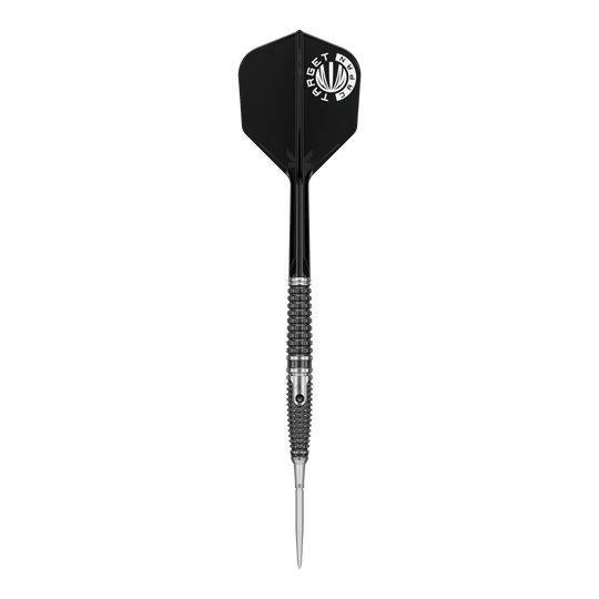 Target Japan Paul Lim La Légende GEN9 Fléchettes en acier à pointe suisse Target Japan Paul Lim The Legend GEN9 Swiss Point Steeldarts sind auf dem Bild zu sehen. Diese Darts sind speziell für Präzisionswürfe entwickelt.