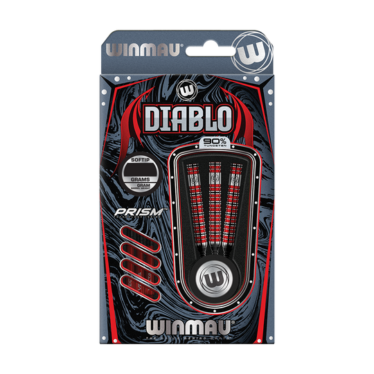 Fléchettes souples parallèles Winmau Diablo - 20g