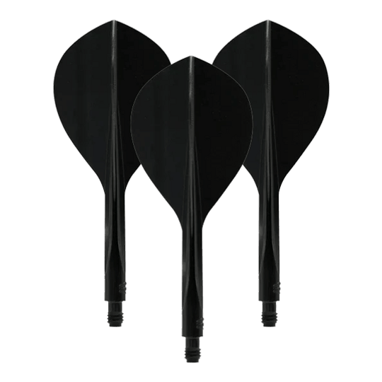 Condor Ax 120 Flight System Teardrop - Noir Hier ist das Condor Axe 120 Flight-System Teardrop in Schwarz abgebildet. Es handelt sich um einen Flightsatz für Darts.