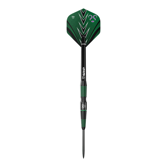 Fléchettes en acier Bulls Brian Raman G2 Dieses Bild zeigt die Bulls Brian Raman G2 Steeldarts. Die Darts zeichnen sich durch ihr präzises Design aus.