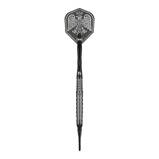 Fléchettes souples Shot Goths Wulfaz - 20 g Das Bild zeigt die Shot Goths Wulfaz Softdarts mit 20g Gewicht. Die Darts sind speziell für Softdartspiele entworfen.