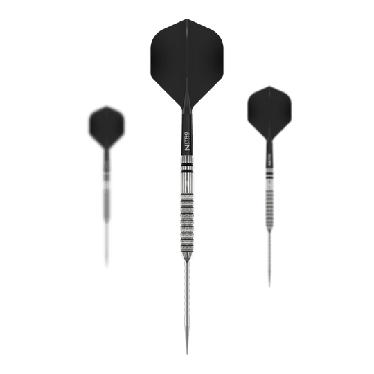 Dieses Bild zeigt ein Set der Red Dragon Gian Van Veen Tour Edition Switch Point Steeldarts - 21g. Die Darts sind ideal für ambitionierte Spieler.