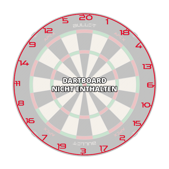 Das Bild zeigt einen weiteren roten Zahlenring für ein Dartboard. Die Datei heißt BT1000120_Bullet_Dartboard_Zahlenring_Rot_3.