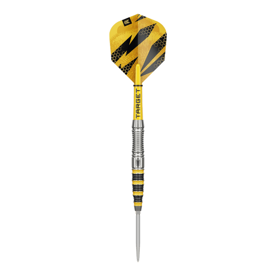 Fléchettes en acier Target Buzz 03 Swiss Points Dieses Bild zeigt Target Buzz 03 Swiss Points Steeldarts aus einer anderen Perspektive. Die Darts zeichnen sich durch ihr präzises Design aus.